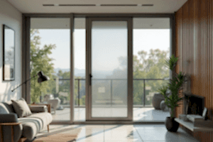 алюминиевые двери на балкон