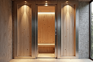 алюминиевые двери в баню