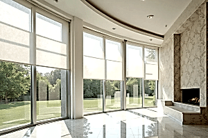 Большие пластиковые окна