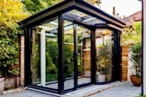 Алюминиевые окна с форточкой