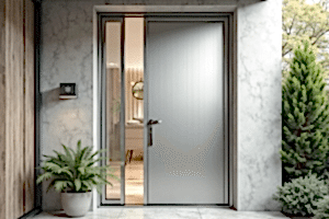 дверь алюминиевая с терморазрывом