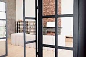 Алюминиевые окна гармошкой